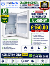 Beko UL4584W Under Counter Refrigerator M Grade Outlet Stock