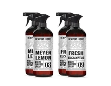 Newport + Home Multi-Purpose Spray, Meyer Lemon & Fresh Eucalyptus Scents, To...