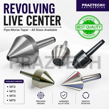 Lathe Revolving Live Center Pipe Morse Taper All Sizes Tool