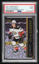 2021-22 Series 1 Young Guns Speckled Rainbow Foil Trevor Zegras PSA 9 MINT 11wt