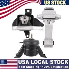 3Pcs Engine Motor & Transmission Mount For Hyundai Sonata 15-17 L4 2.4L Auto