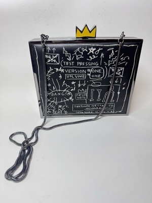 Alice + Olivia Basquiat Beat Bop Bag Clutch Crossbody Rare $495 Limited Edition
