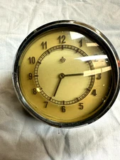 Thiel Watch Car Clock 105 mm Diameter, GDR IFA