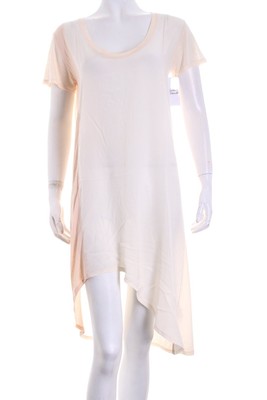 VANESSA BRUNO Shirtkleid Damen Kleid Gr. DE 36 creme Casual-Look