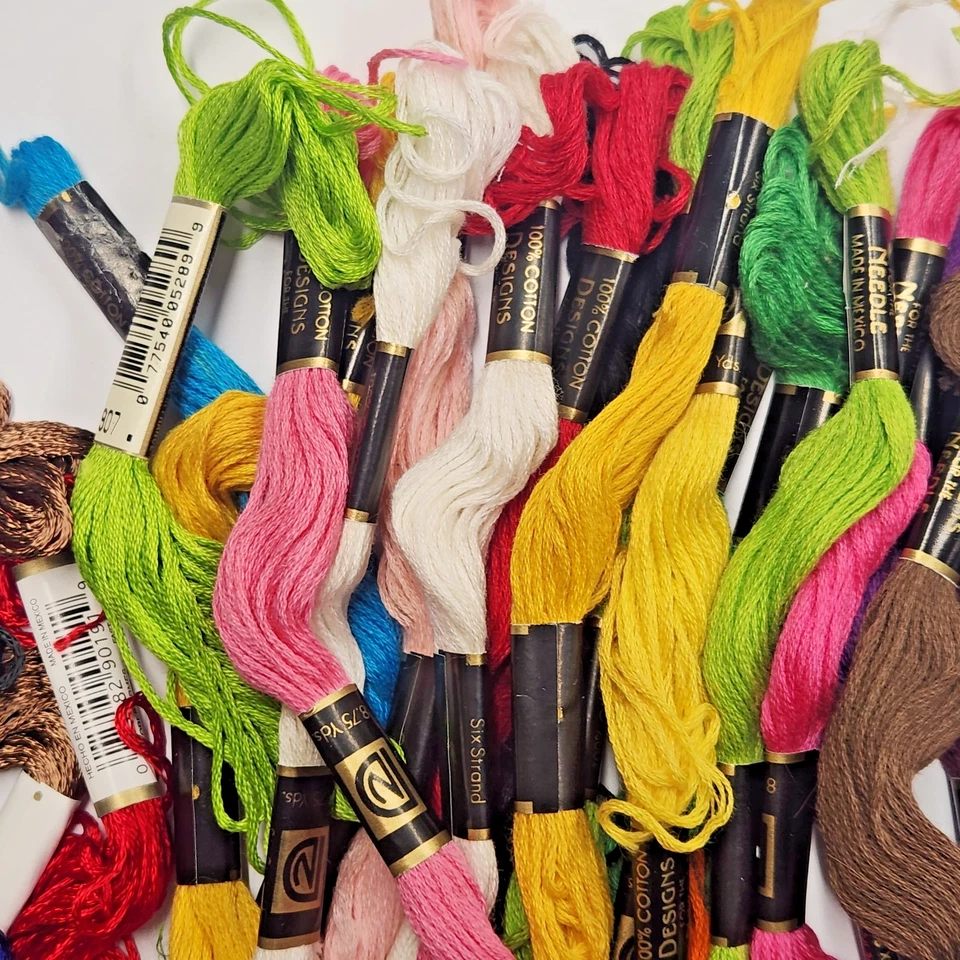 Iris & Designs for the Needle Embroidery Floss Cotton Skeins Assorted Colors lot - Image 3 of 4