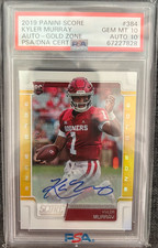 2019 Score - Rookies Kyler Murray #384 Gold Zone Signatures /50 (AU, RC)