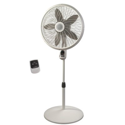 Pedestal Fan 18 Adjustable Height Remote Control Timer 3 Speed Lasko Cyclone