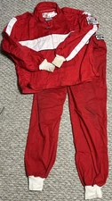 G Force Racing Suite RED SET 3-2A/1 FR Fire Resistant XL Top & XL Bottoms 