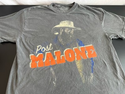 Post Malone T-Shirt Mens XL Gray Faded Merch Country Licensed Retro Look