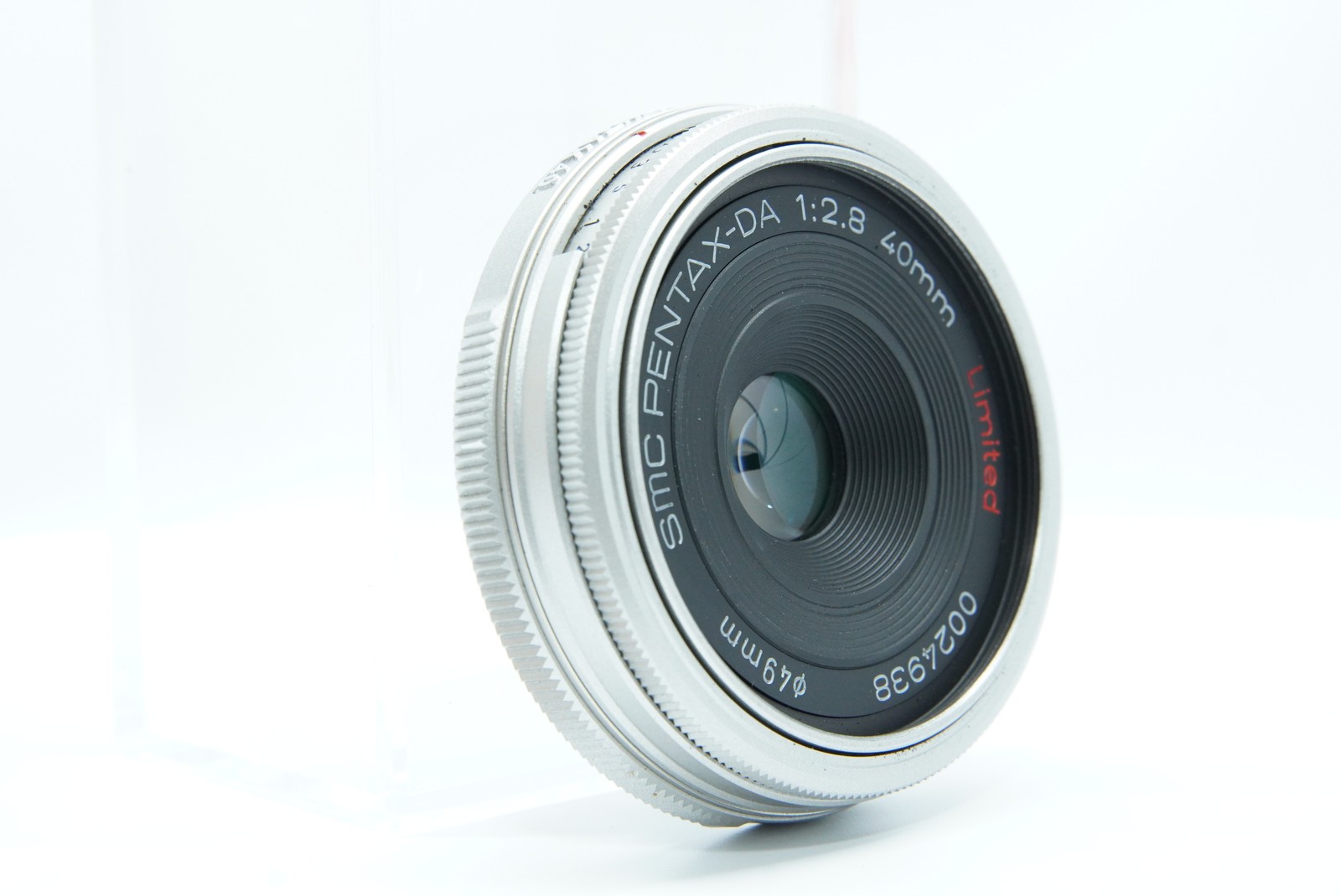 Rare!! [Top MINT] SMC Pentax-DA 40mm F2.8 Limited Edition Lesn Silver From JAPAN