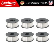 6 Rolls Aluminum ER4043 MIG Welding Wire 0.030" 0.8mm 1 lb Each Roll