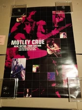 Motley Crue Japan Promotional poster not for sale 2000 New Tattoo Tour Editi