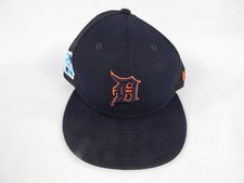 2023 Detroit Tigers Jose Cisnero #67 Game Issued Pos Used Navy Hat ST Patch 5