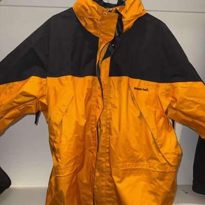 mont-bell Rain Trekker Jacket Size: M Yellow Men 1128729