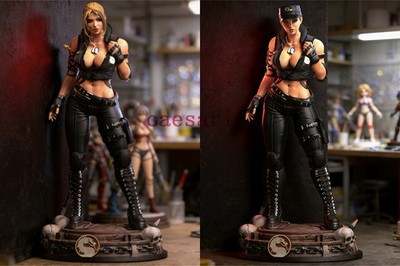 Sonya Blade 3D Printing Figure Unpainted Blank White Model GK Sculpture