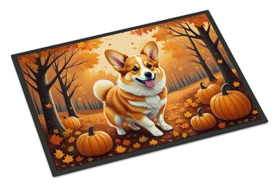 NEW Corgi Fall Doormat Front Door Mat Indoor Outdoor Rugs for Entryway, Non