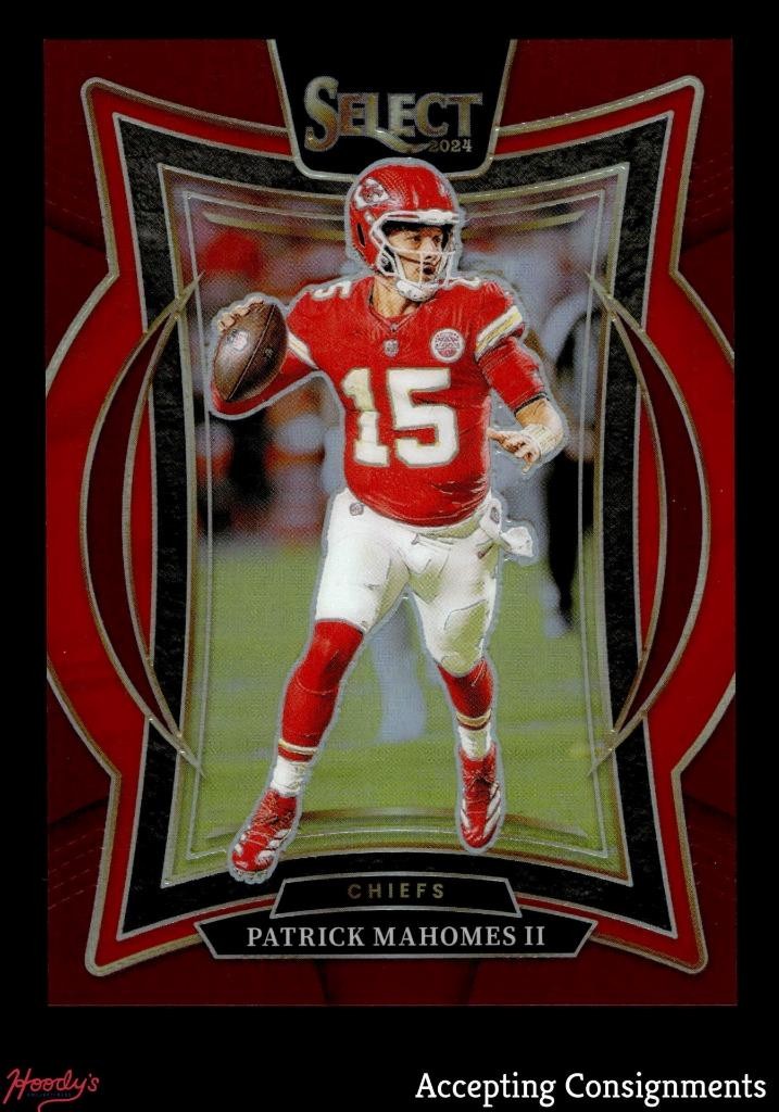 2024 Select Prizm Maroon #33 Patrick Mahomes II 018/149 Chiefs
