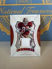 2024 Panini National Treasures Century Patch Brent Jones /25