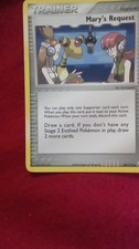 Pokémon TCG Mary's Request 86/115 EX Unseen Forces Trainer Supporter English on eBay