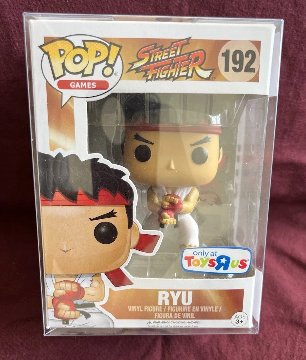 Funko Pop Street Fighter  Ryu Special Attack Toys R Us Exclu