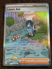 Pokemon TCG Lana's Aid 219/167 Twilight Masquerade UR Holo Full Art ENG