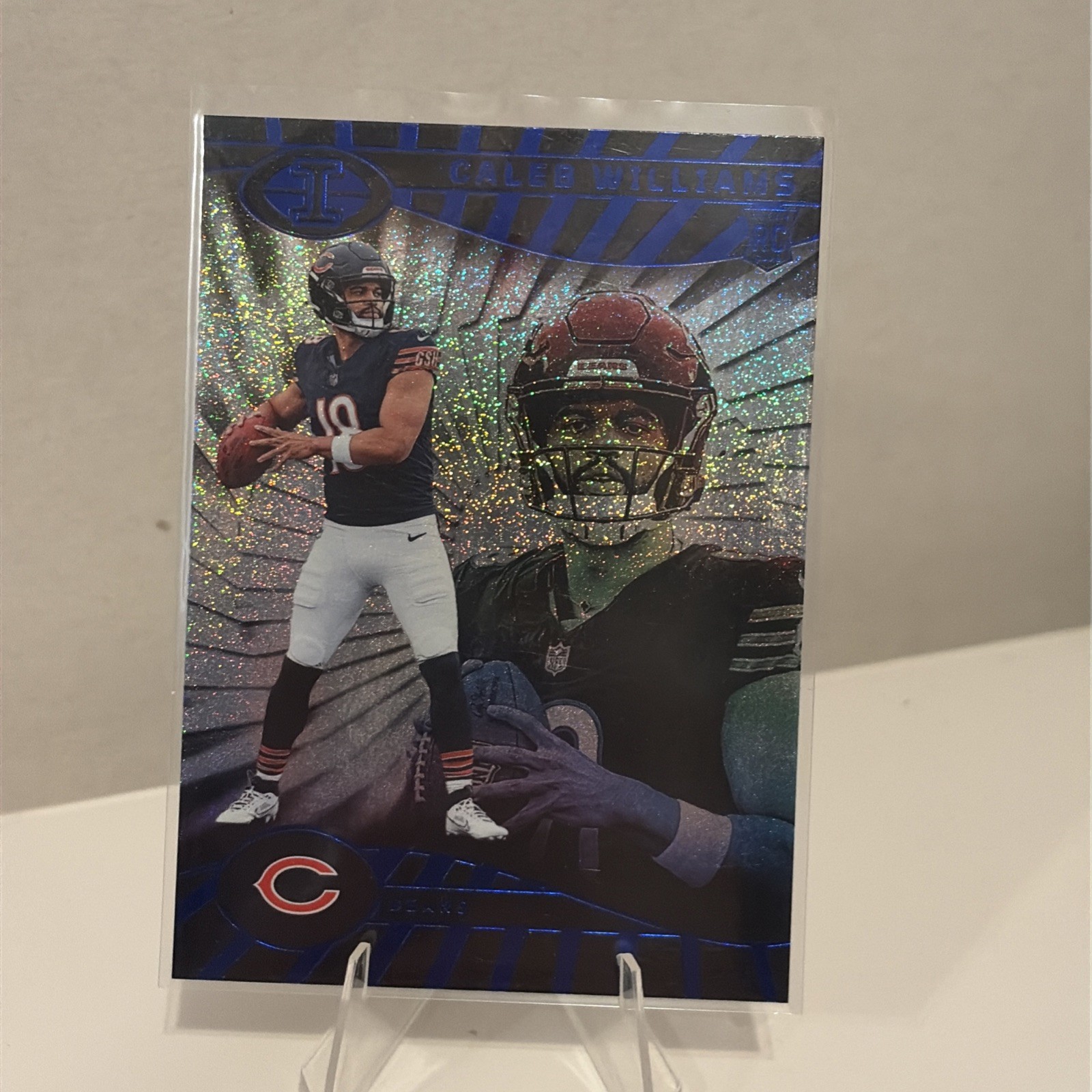 2024 Panini Illusions - Caleb Williams #13 Trophy Collection Dots (RC)