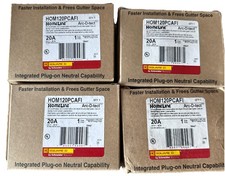 HOM120PCAFI SQUARE D HOMELINE 20A ARC FAULT PLUG ON CIRCUIT BREAKER pack of 4