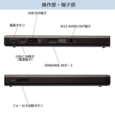 Sony MP-CD1 105 Lumens HDMI/MHL Short Throw Portable Pico