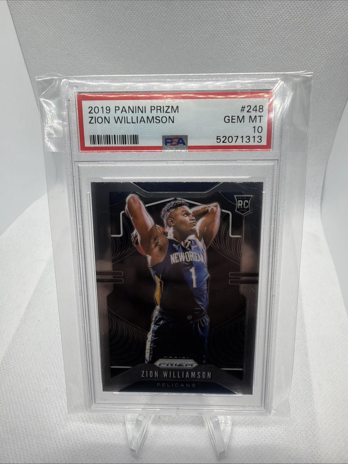 Zion Williamson Prizm RC PSA 10