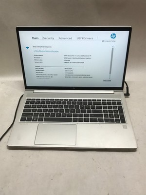 HP ProBook 455 G9 15'' AMD Ryzen 5 5625U NO RAM NO SSD/OS For Parts BENT LID - DW