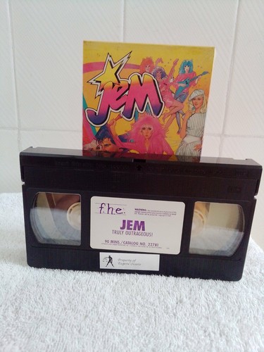 Jem -Truly Outrageous movie VHS Tape 1991 Avid Entertainment release Rare - Picture 3 of 6