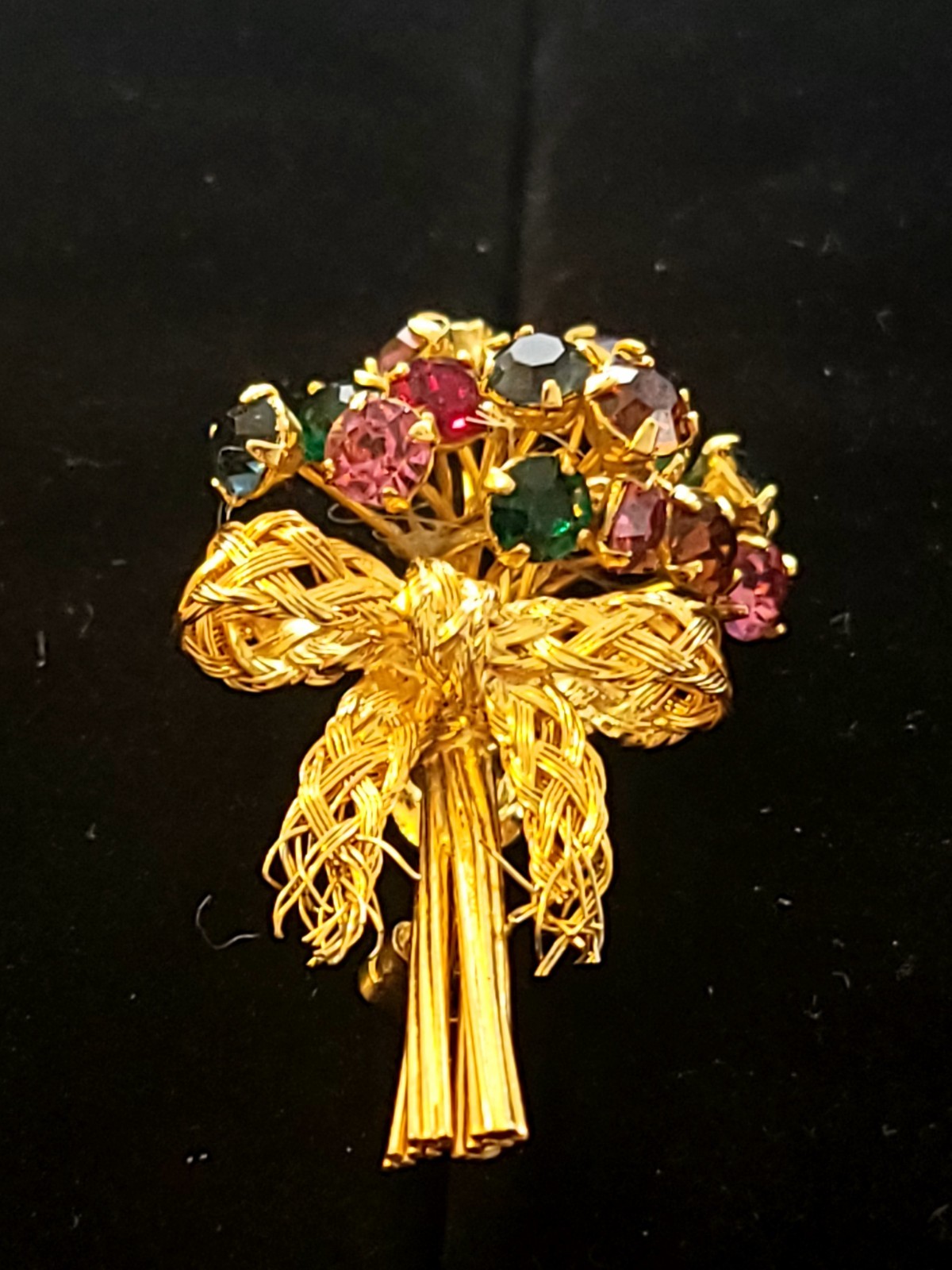 Direction One Signed VTG Multi-colored Rhinestone… - image 1