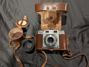 Agfa Super Silette Camera w/ Solinar 45mm F3.5 Lens and Synchro Compure shutter