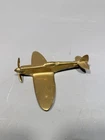 Ww2 Cast Brass Spitfire Hurricane  Vintage Model