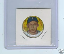 1956 TOPPS PIN JIM FINNIGAN - KANSAS CITY ATHLETICS A'S
