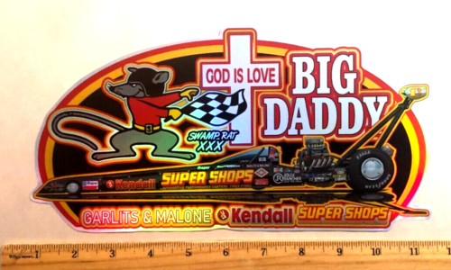 Don Garlits SWAMP RAT XXX Top Fuel Dragster Holographic EXTRA LARGE Sticker - Picture 3 of 4