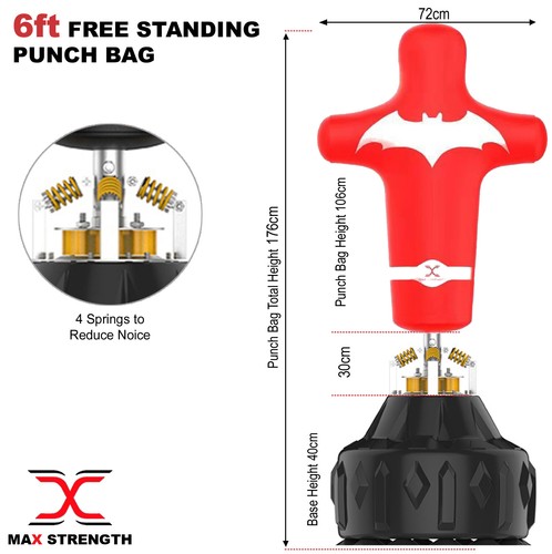 Free Standing Boxing Punching Bag Stand Kick Heavy MMA Martial Art Training - Picture 139 of 178