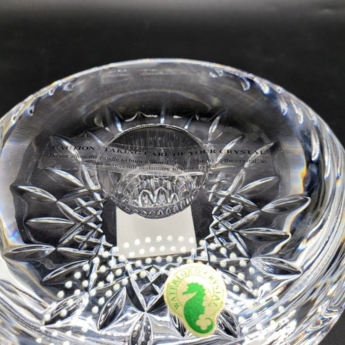 Two Waterford Crystal "Lismore" Round Votive- Candle Holder 6” Wide MINT - Picture 16 of 20