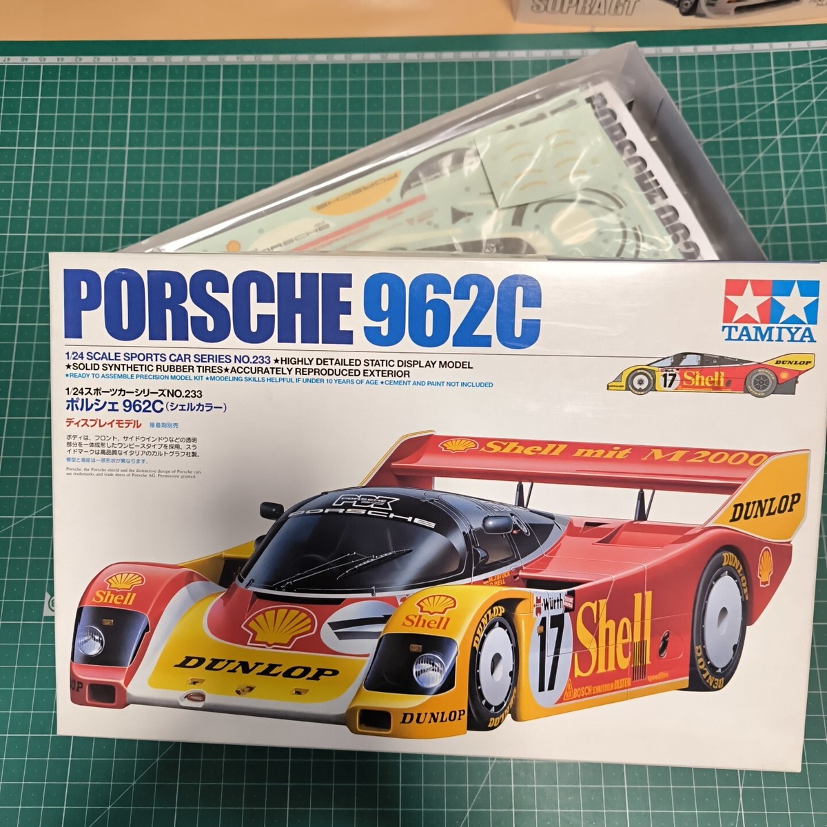 未組立⬛️Tamiya Porsche 962C 完成キット 1/24 Tamiya Porsche 962c From a Model Kit 24089 for sale online
