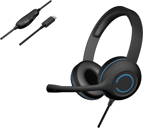 Cyber Acoustics - AC-5014 - Stereo USB-C Headset - Black - Picture 2 of 2