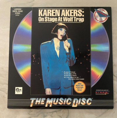 KAREN AKERS : on Stage at Wolf Trap LIVE Music LASERDISC  Digital Sound
