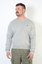 Polo Ralph Lauren Men's Grey Cotton Knitted Light Jumper Sweater Size L