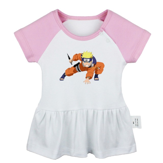 Anime Chibi Newborn Baby Girls Dress Toddler Infant 100 Cotton Clothes