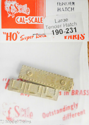 Cal-Scale #231 Tender Water Hatch (Brass Casting) -- Large