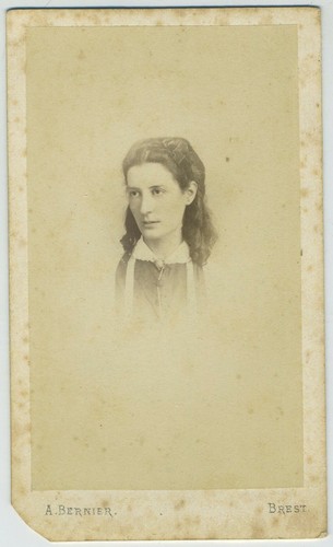 CDV (Carte De Visite) Vers 1865, Portrait De Louise Gleize De Lablanque Née Roquefeuille, Noblesse