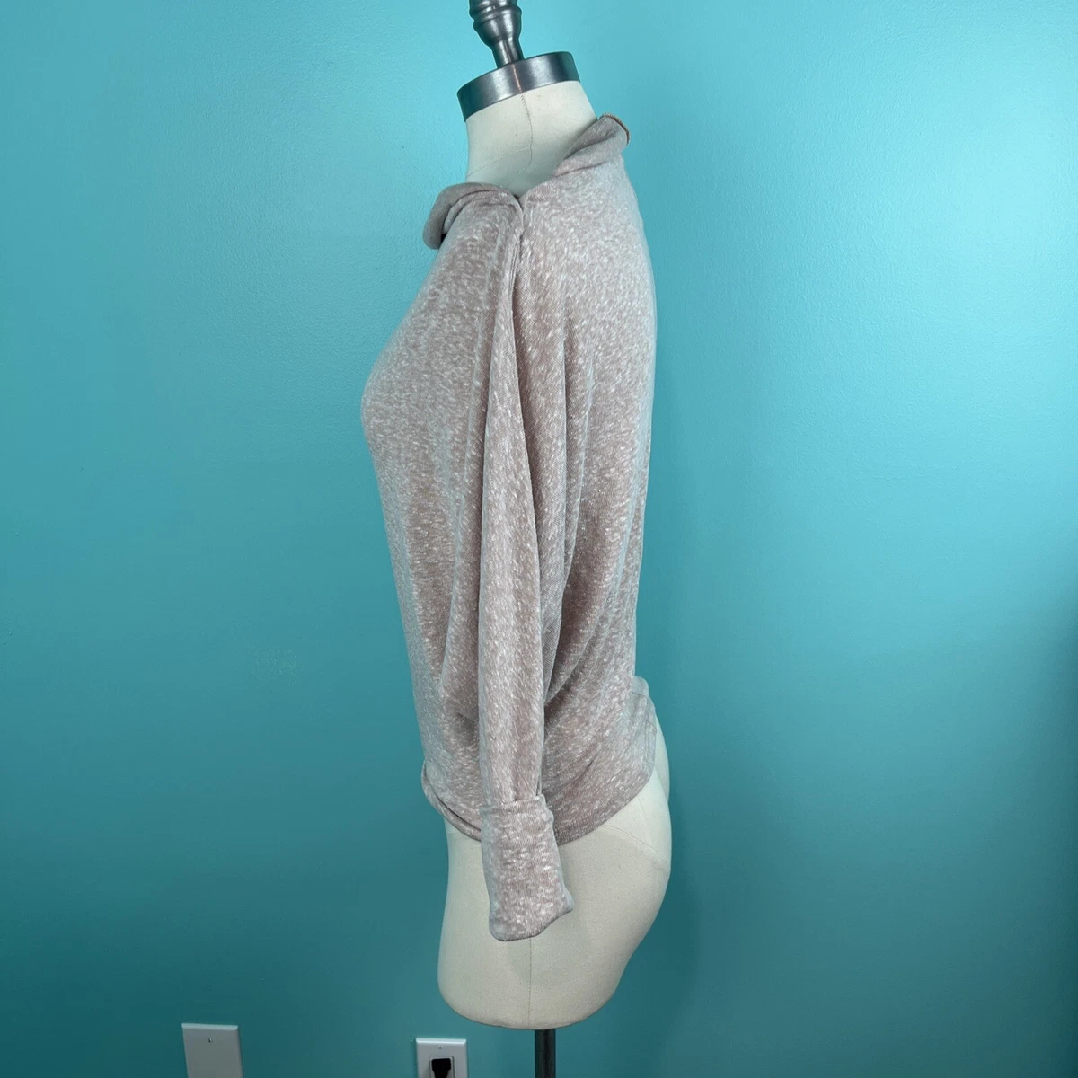 Off the shoulder cowl neck sweater sale