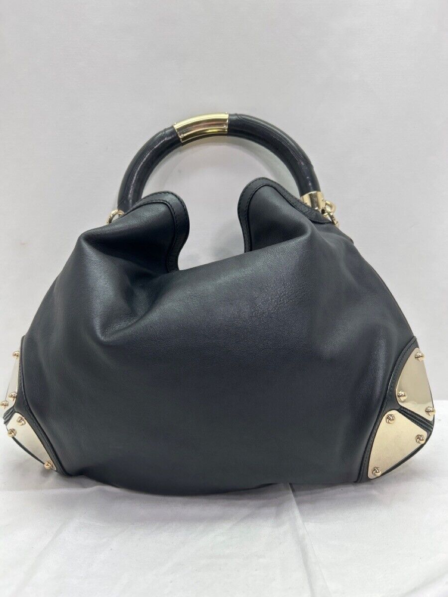 Gucci black Guccissima leather Indy Tassel Hobo Bag mod Gucci black Guccissima leather Indy Tassel Hobo Bag mod