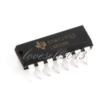 10Pcs LM324N LM324 324 Low Power Quad Op-Amp IC TOP NEW