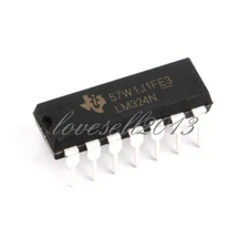 10Pcs LM324N LM324 324 Low Power Quad Op-Amp IC TOP NEW