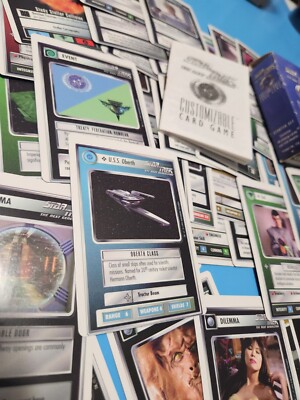 STAR TREK The Next Generation CUSTOMIZABLE CARD GAME 60 Card STAR TREK The Next Generation CUSTOMIZABLE CARD GAME 60 Card